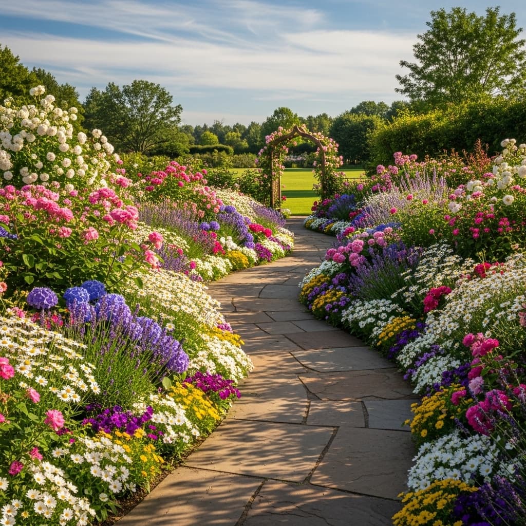 Floral Walkway